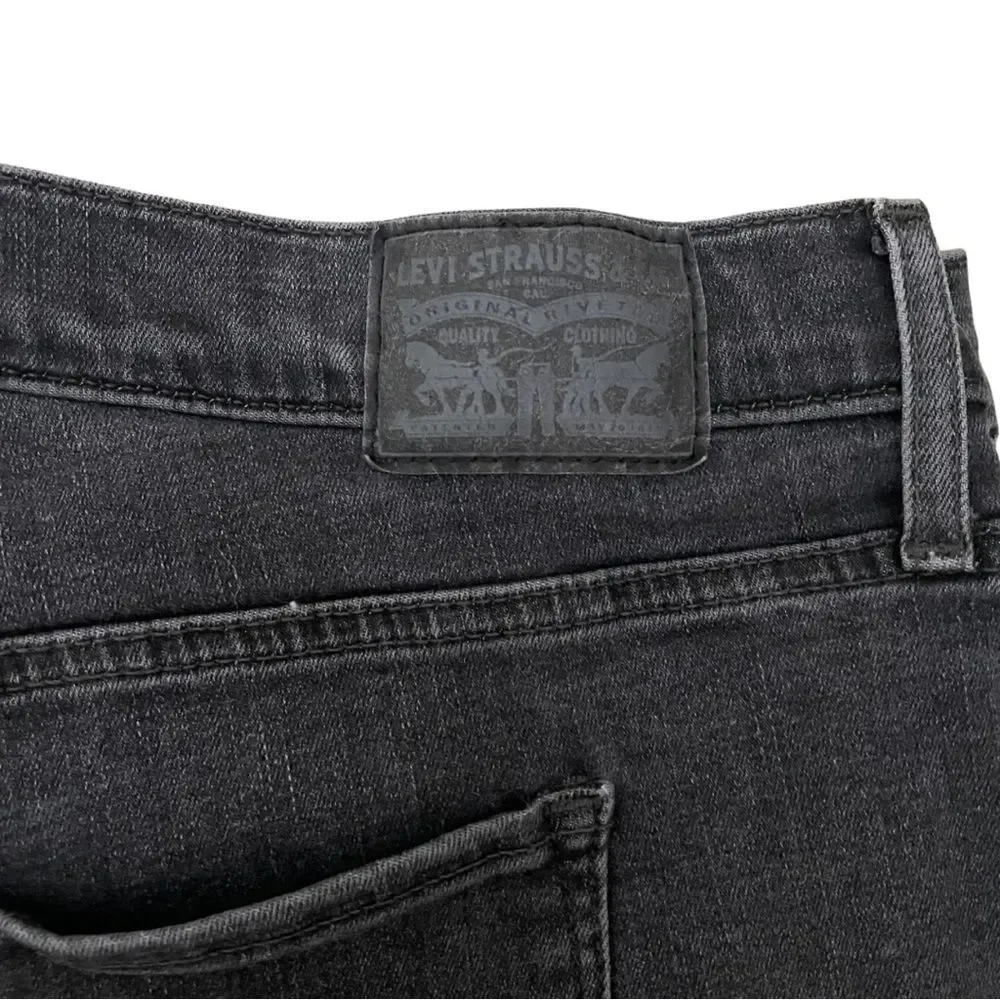 Levi’s 311 Shaping Skinny Mid Rise Jeans in Bloom Black Women’s Size 18W SHORT